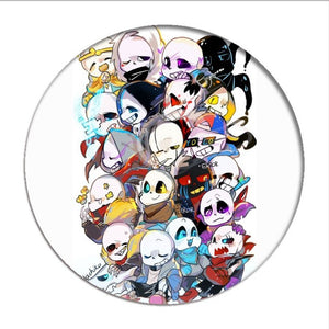 Undertale Sans Cosplay Badges Papyrus Brooch Clothing Icon Collection Breastpin for Backpacks Clothes